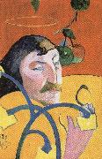 Paul Gauguin Self-Portrait with Halo painting